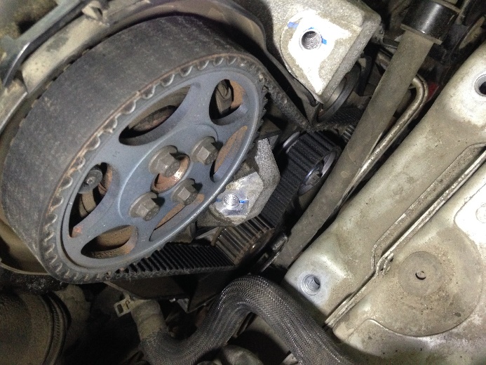 замена ремня грм Volvo